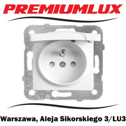 Panasonic Linnera gniazdo pojedyncze z klapką IP44 zu Warszawa Aleja Sikorskiego 3 LU3 Bartycka
